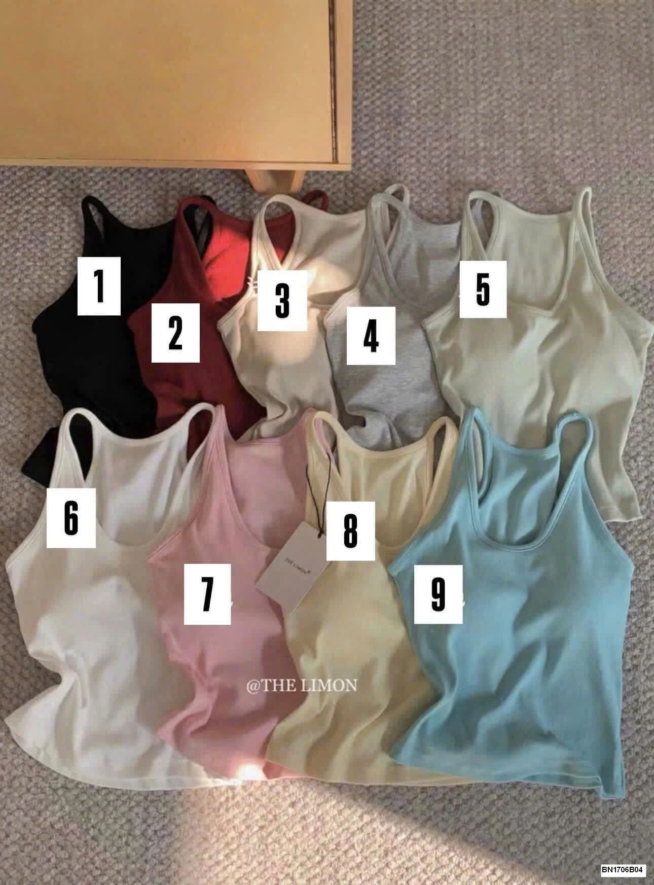 ÁO BA LỖ TRƠN MÀU