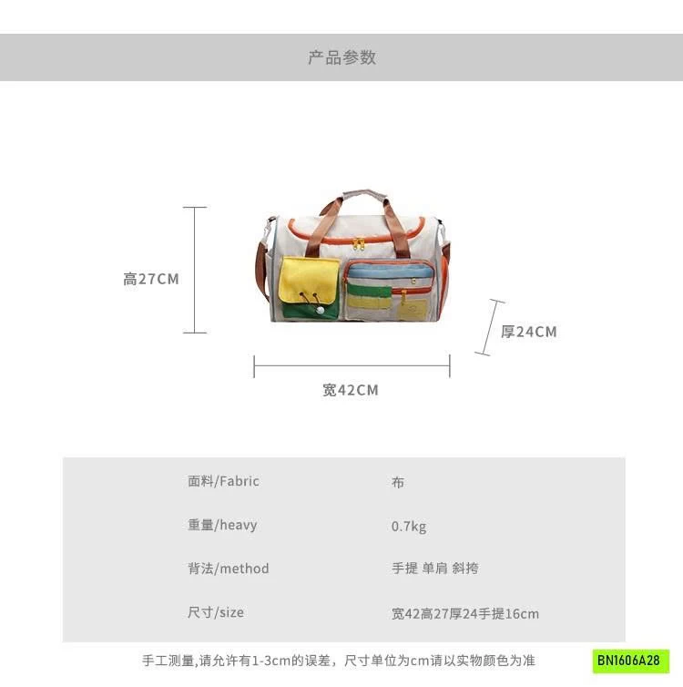 TÚI DU LỊCH SẮC MÀU