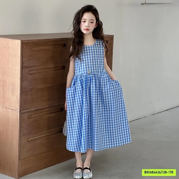 ĐẦM THÔ XÒE CARO XANH SZ ĐẠI