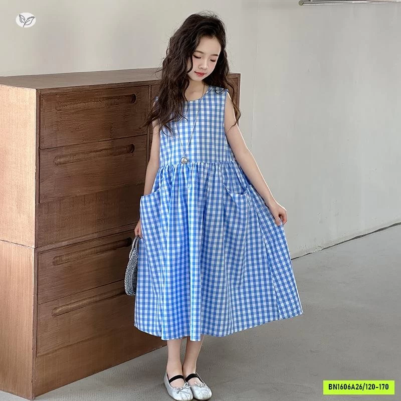 ĐẦM THÔ XÒE CARO XANH SZ ĐẠI