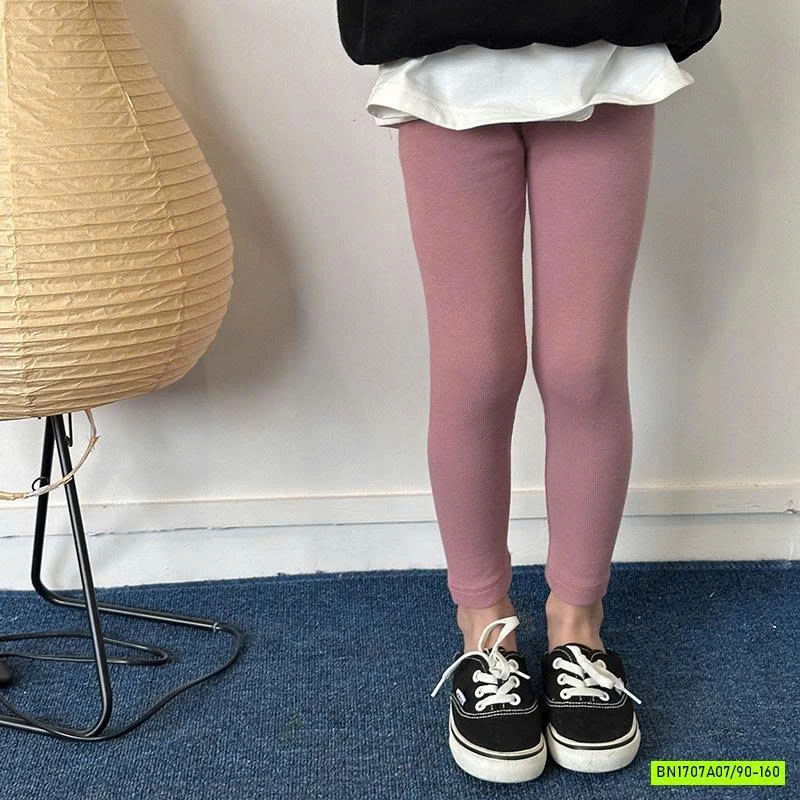 LEGGING NỈ TRƠN MÀU 24S083 AMBB