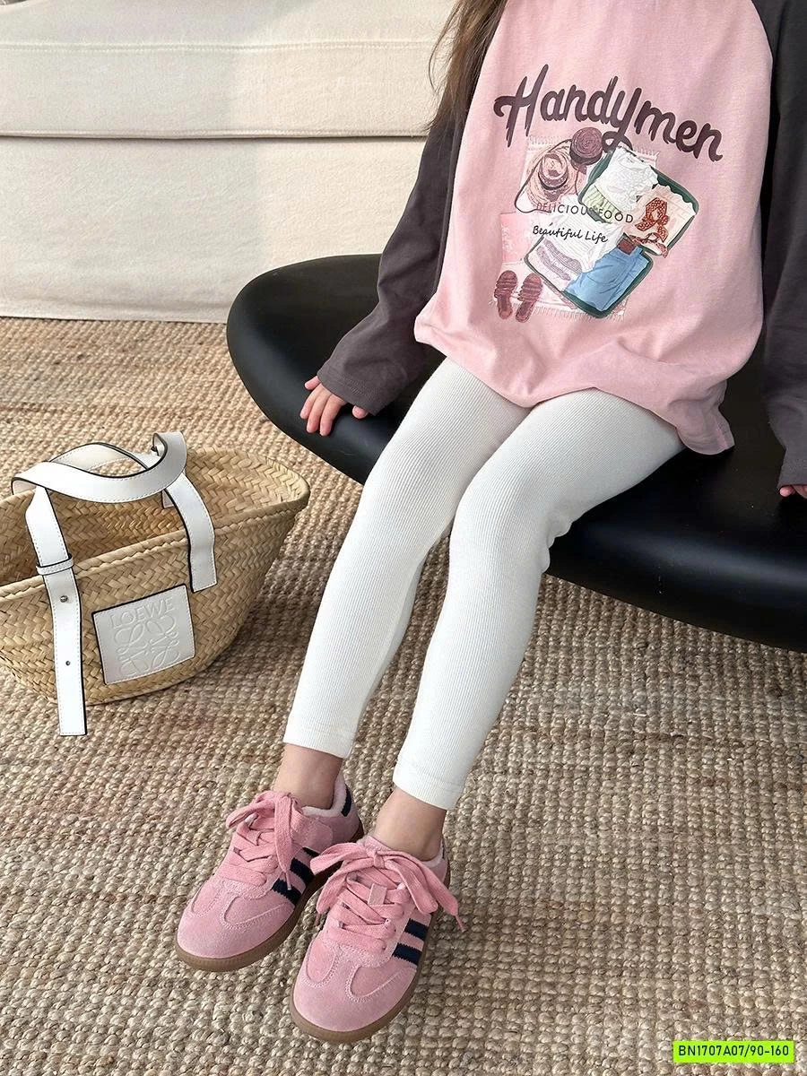 LEGGING NỈ TRƠN MÀU 24S083 AMBB