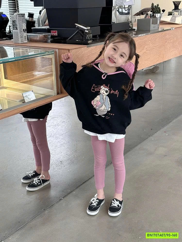 LEGGING NỈ TRƠN MÀU 24S083 AMBB