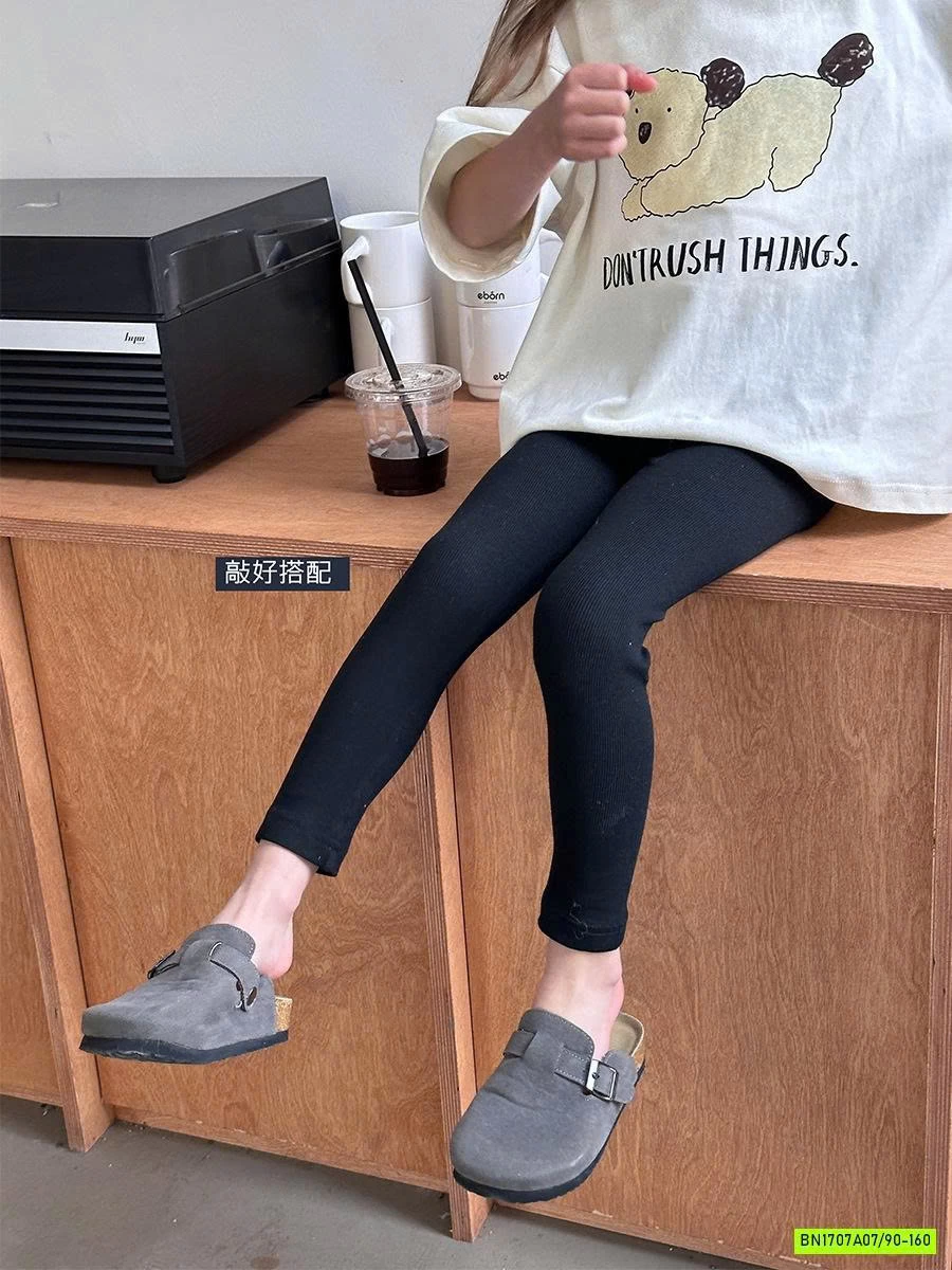 LEGGING NỈ TRƠN MÀU 24S083 AMBB