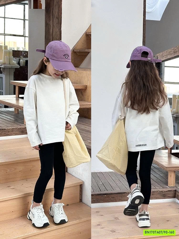 LEGGING NỈ TRƠN MÀU 24S083 AMBB