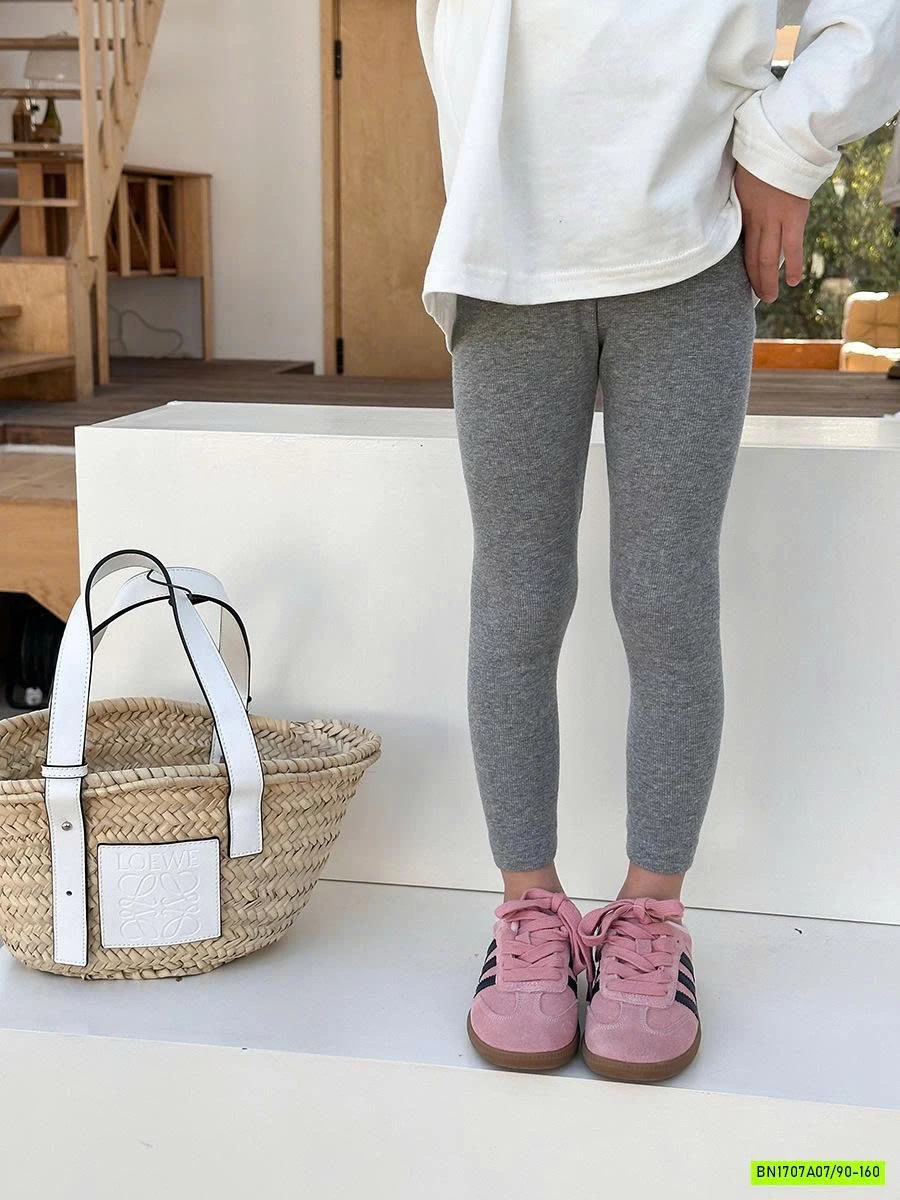 LEGGING NỈ TRƠN MÀU 24S083 AMBB