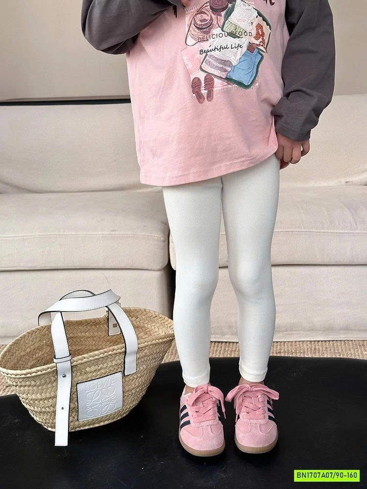 LEGGING NỈ TRƠN MÀU 24S083 AMBB