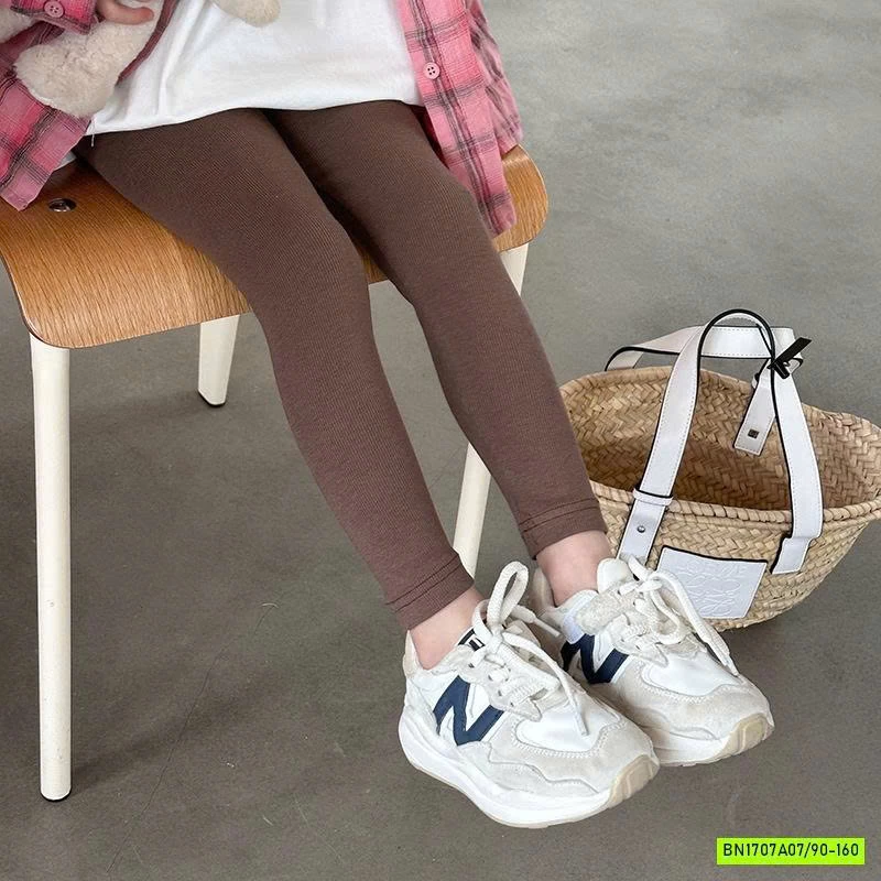 LEGGING NỈ TRƠN MÀU 24S083 AMBB