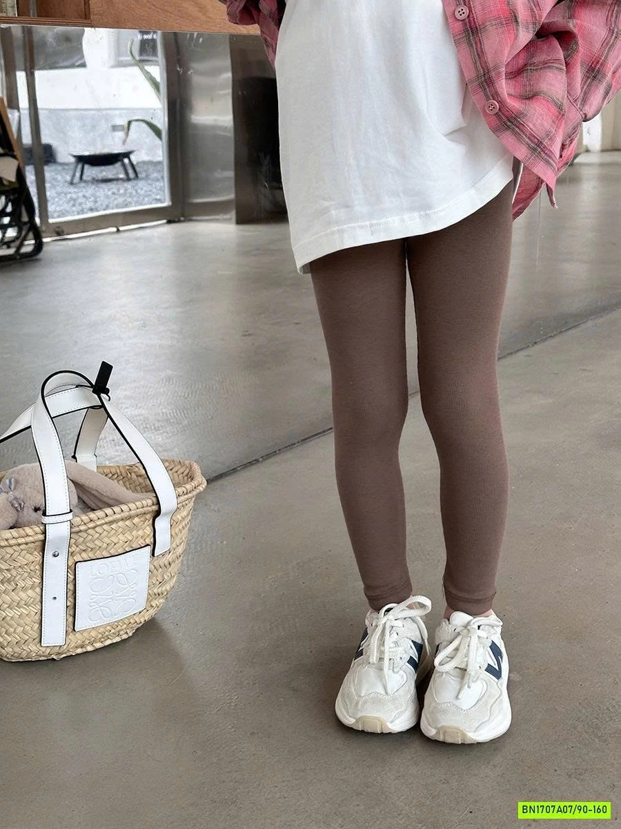 LEGGING NỈ TRƠN MÀU 24S083 AMBB