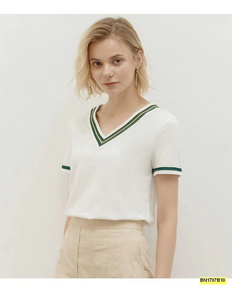 ÁO THUN CANVAUS PHỐI VIỀN