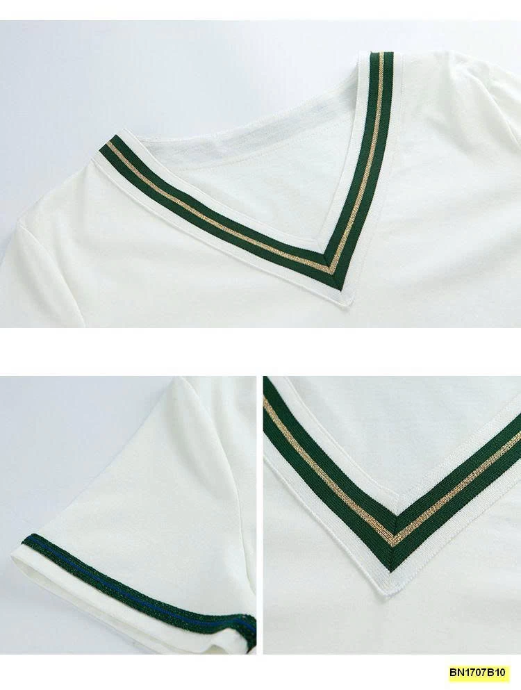 ÁO THUN CANVAUS PHỐI VIỀN