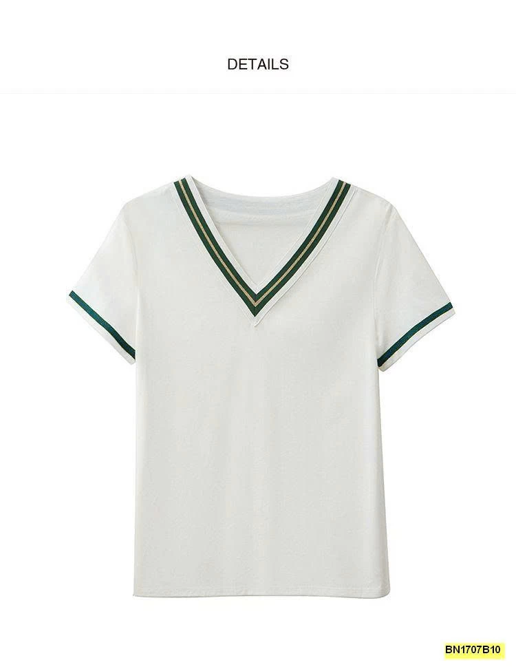 ÁO THUN CANVAUS PHỐI VIỀN