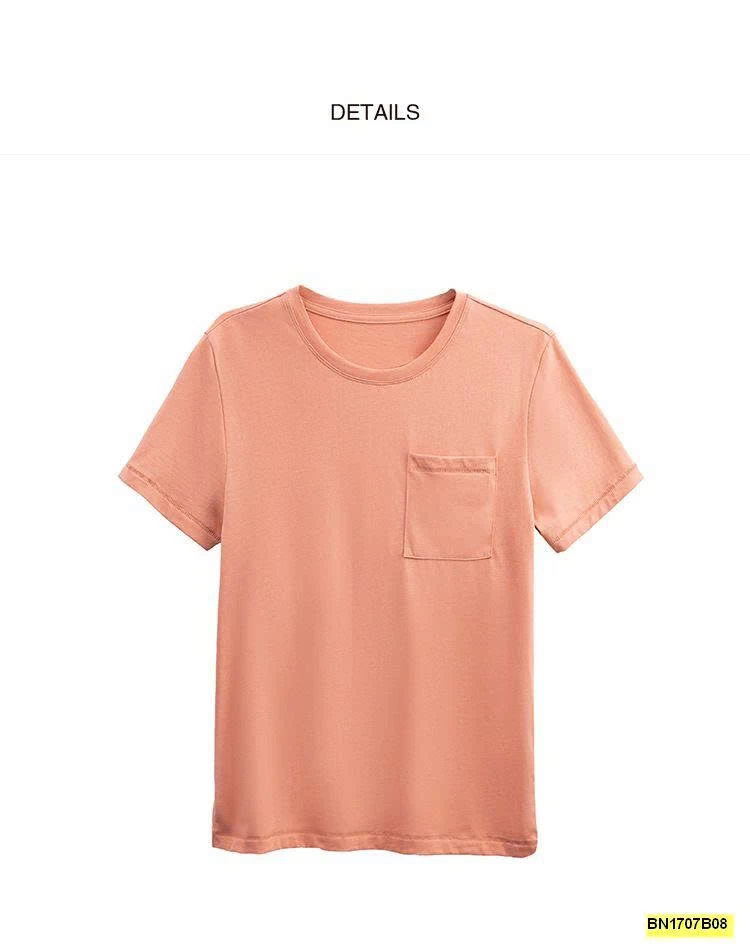 ÁO THUN TRƠN TÚI NGỰC  CANVAUS