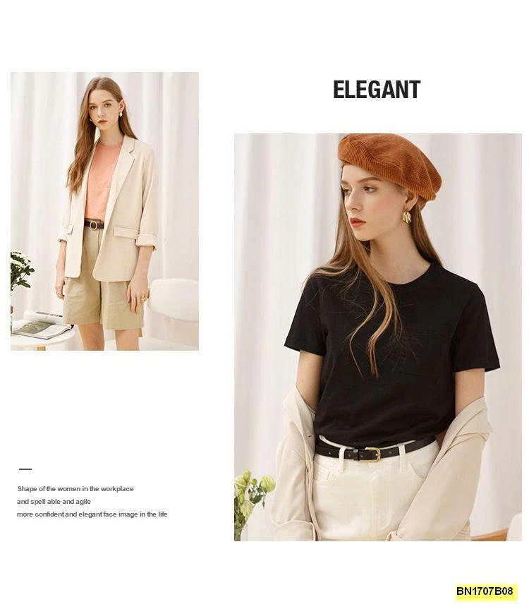 ÁO THUN TRƠN TÚI NGỰC  CANVAUS