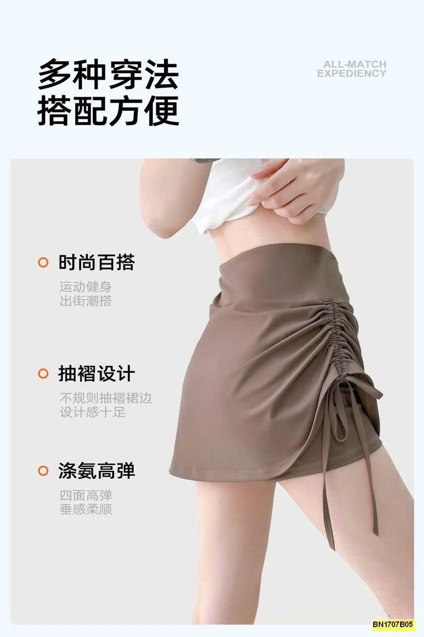 VÁY TẬP RÚT DÂY NỮ