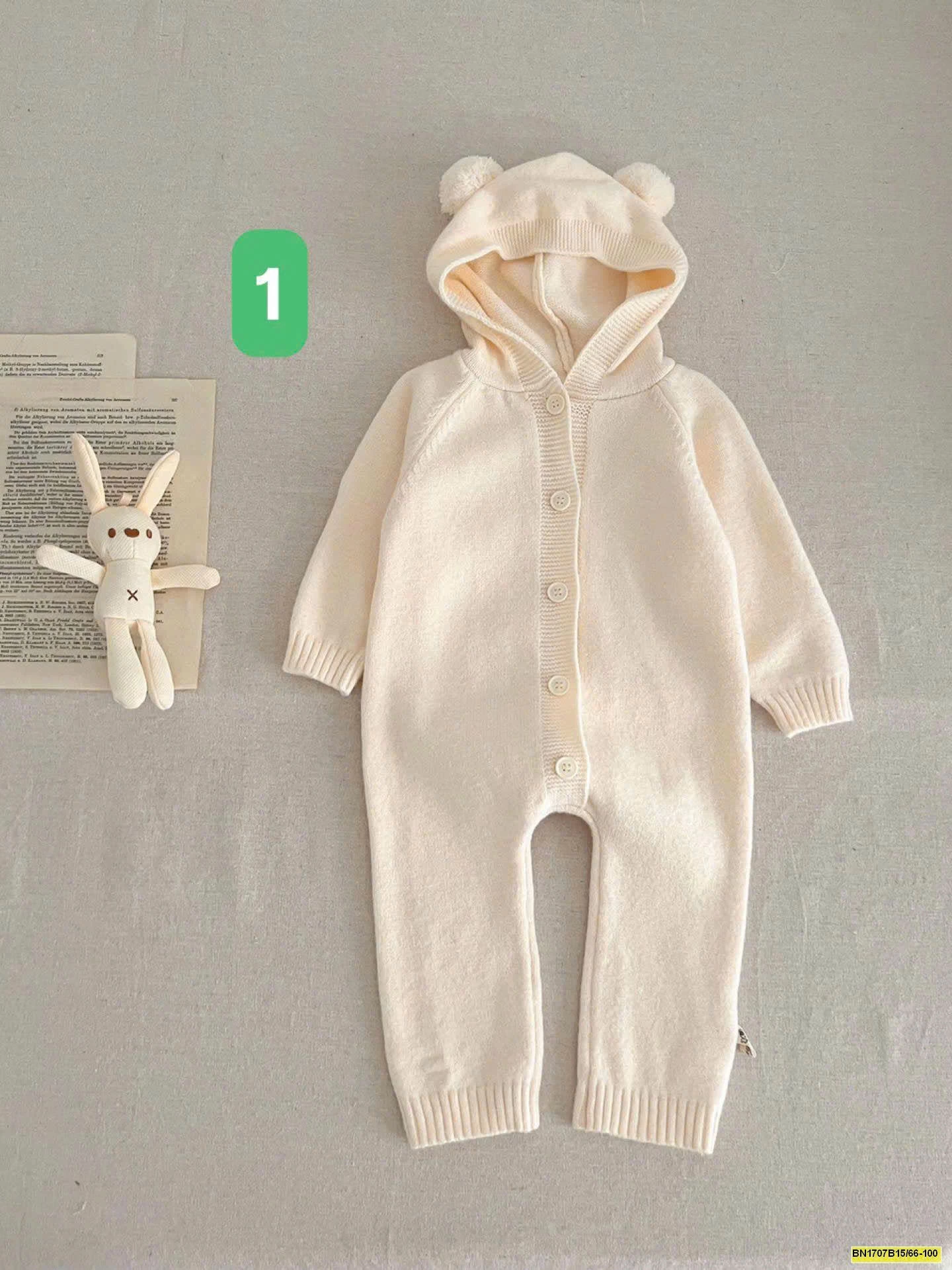 BODY LEN CÓ MŨ TRÙM ĐẦU CHO BÉ