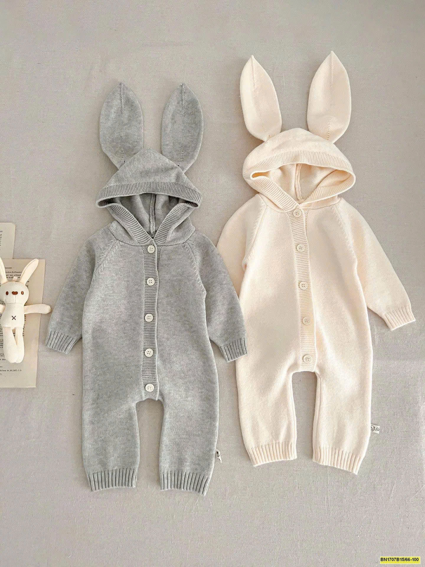 BODY LEN CÓ MŨ TRÙM ĐẦU CHO BÉ