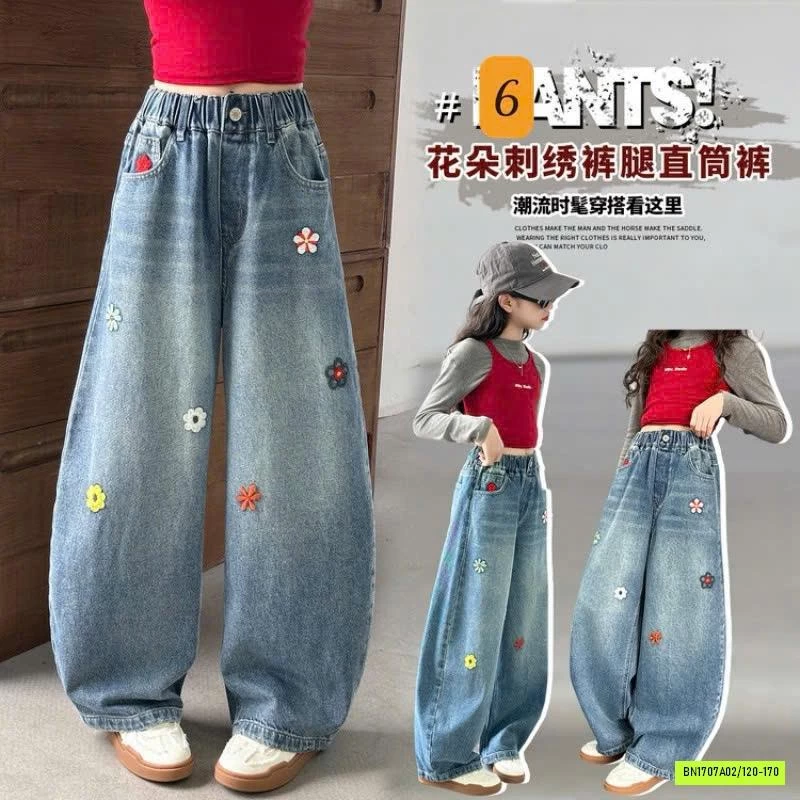 BST JEANS BAGGY BÉ GÁI