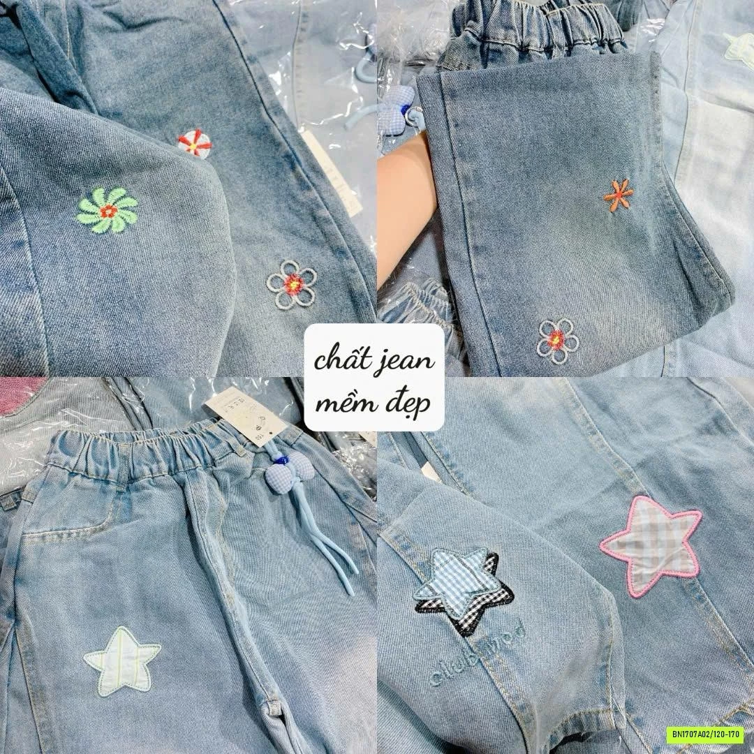 BST JEANS BAGGY BÉ GÁI