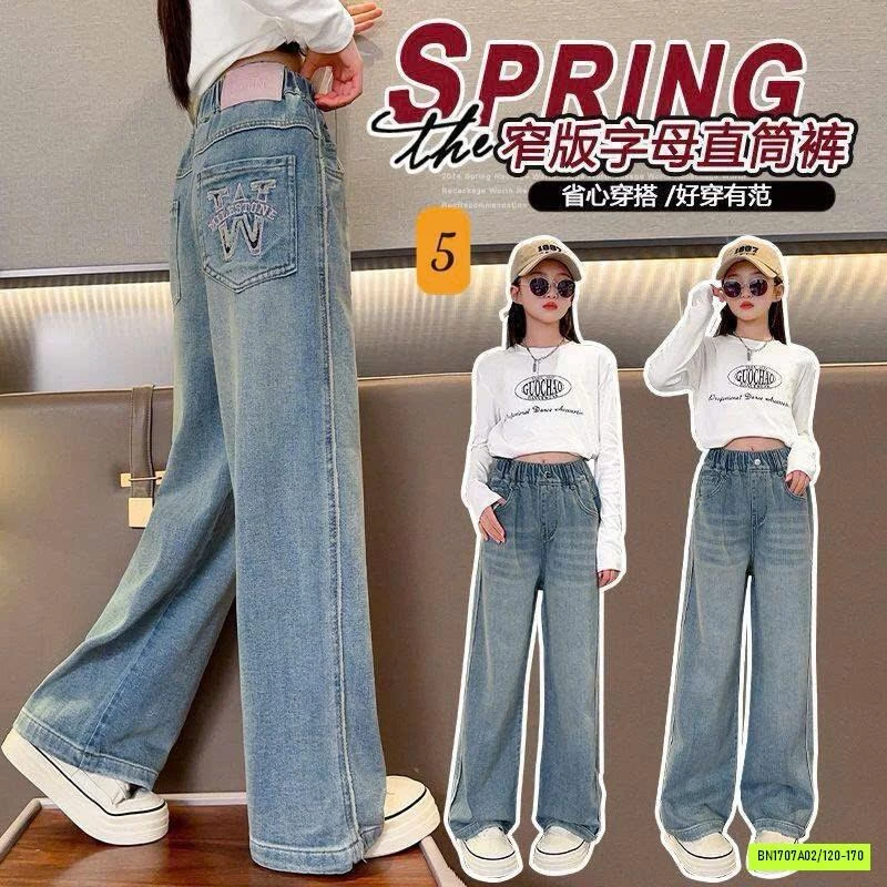BST JEANS BAGGY BÉ GÁI