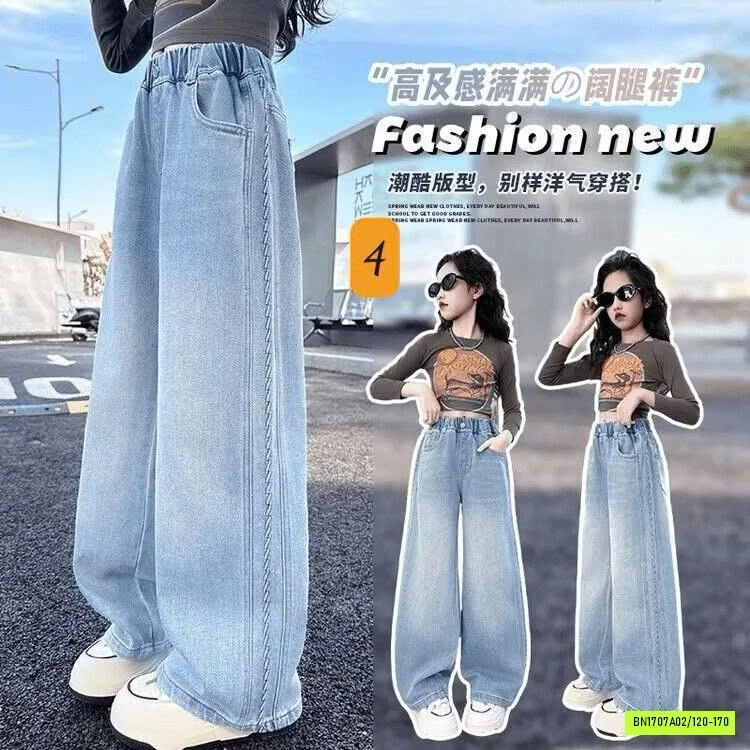 BST JEANS BAGGY BÉ GÁI