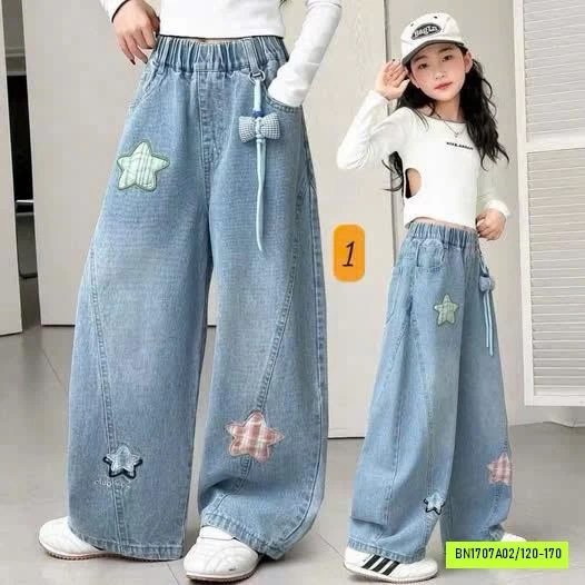 BST JEANS BAGGY BÉ GÁI