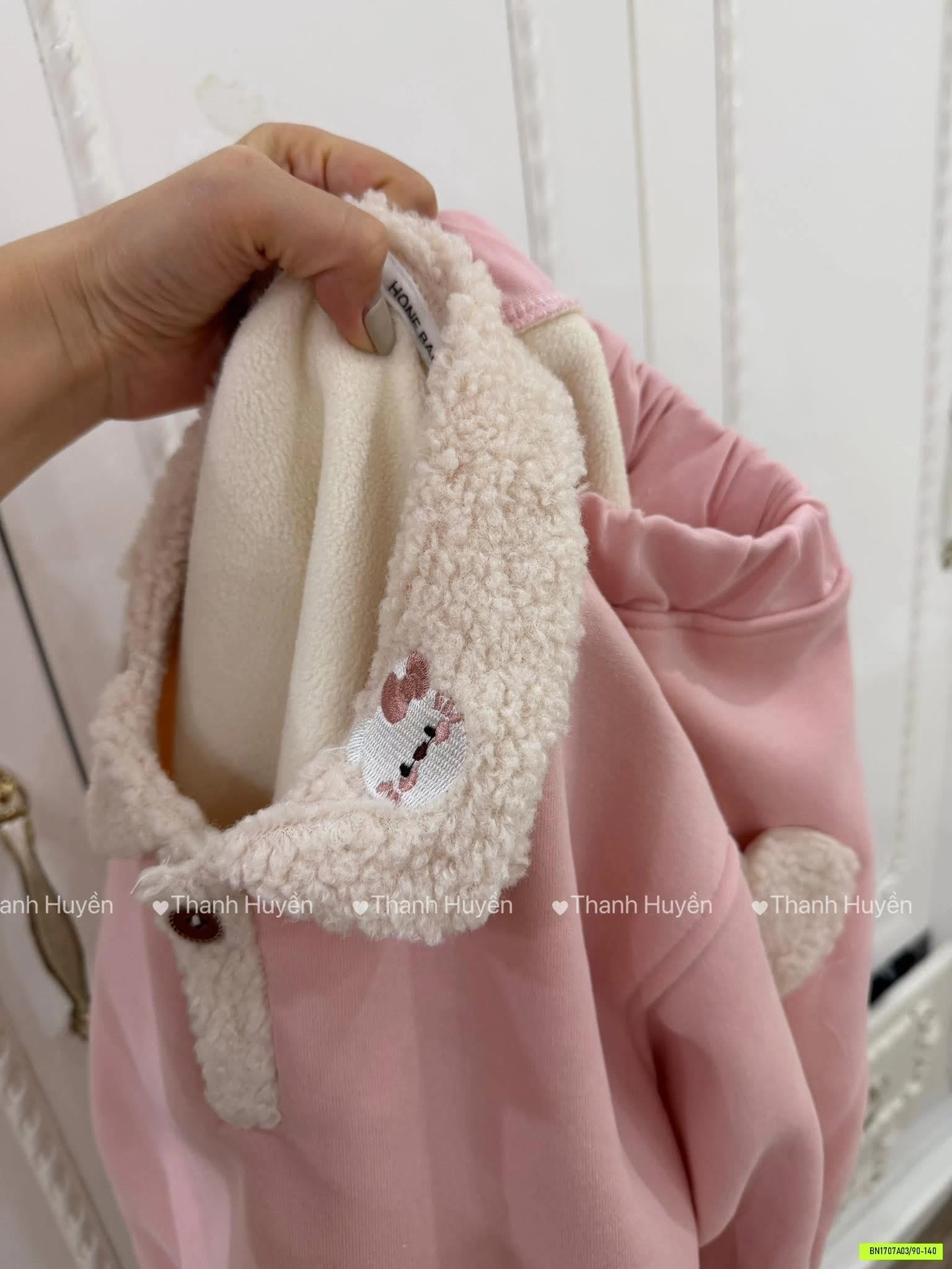 SÉT NỈ HỒNG LÓT LÔNG CỪU SALEEE