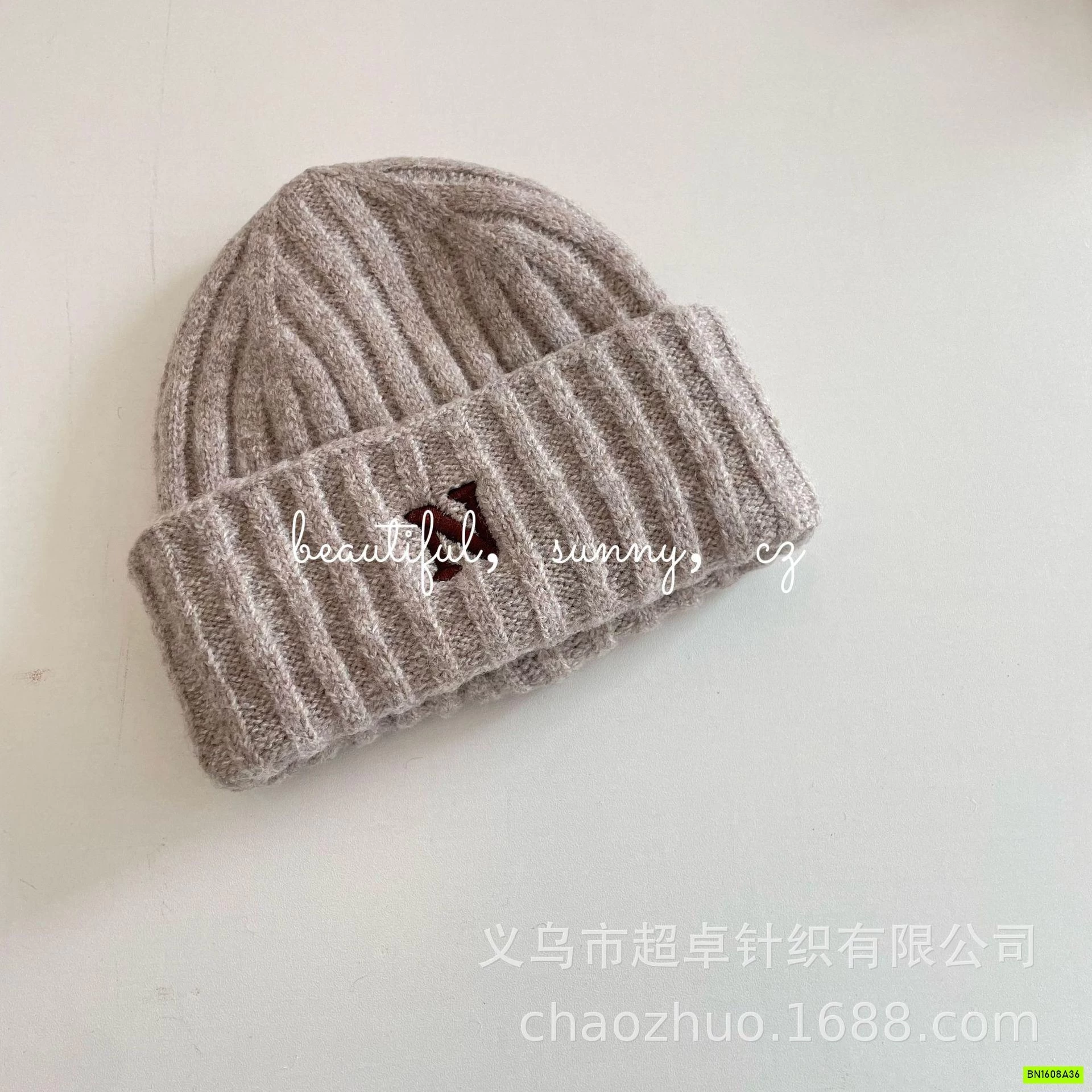 MŨ LEN THÊU CHỮ N