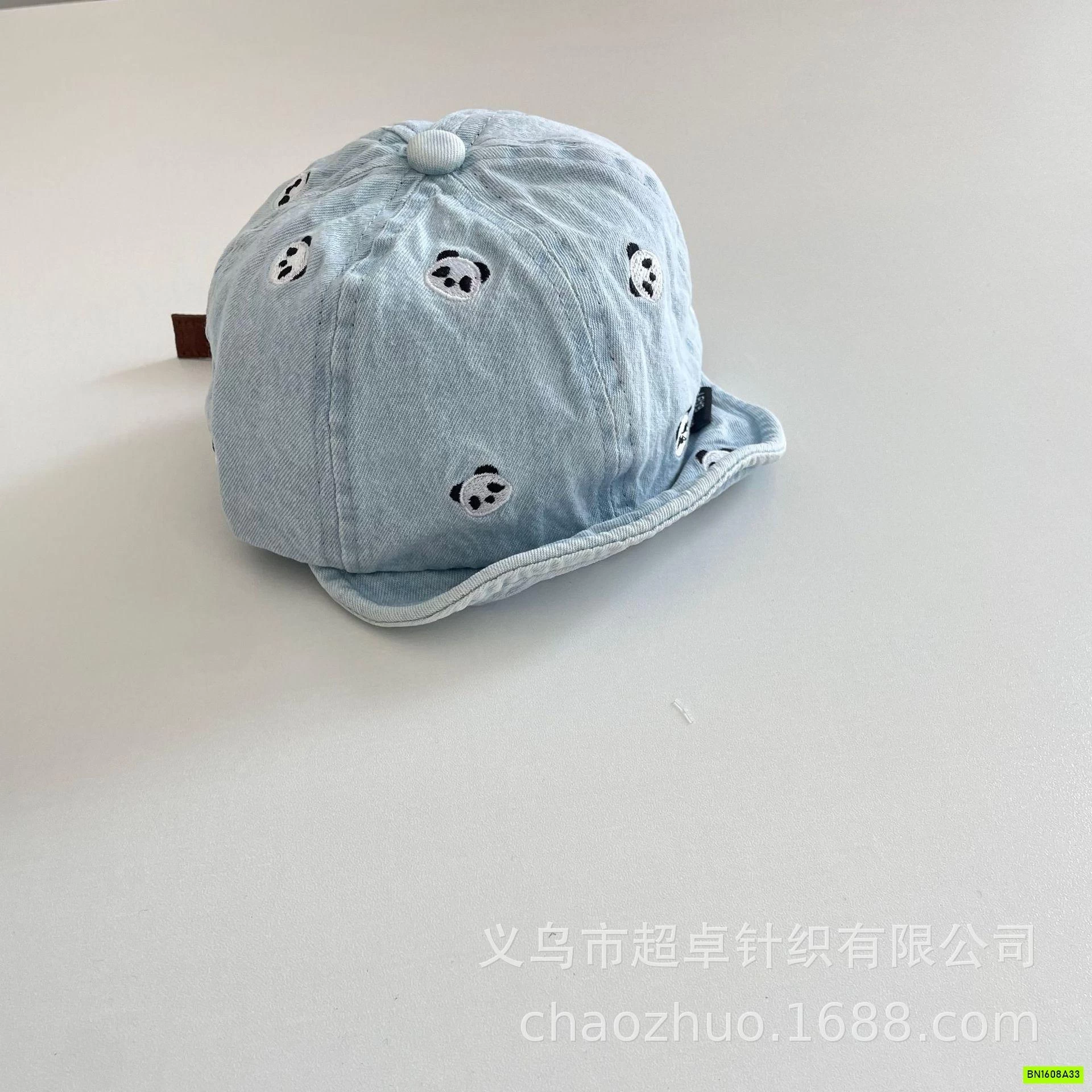 MŨ LƯỠI TRAI MỀM THÊU GẤU PANDA