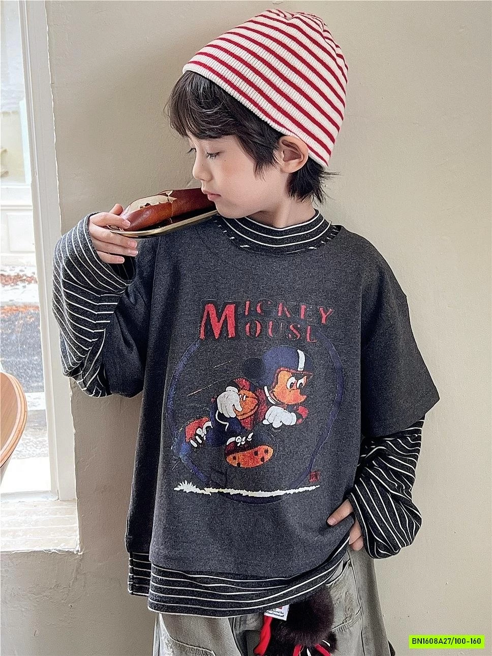 ÁO THUN M.i.c.k.e.y KẺ GIẢ 2 LỚP SNIDOLS