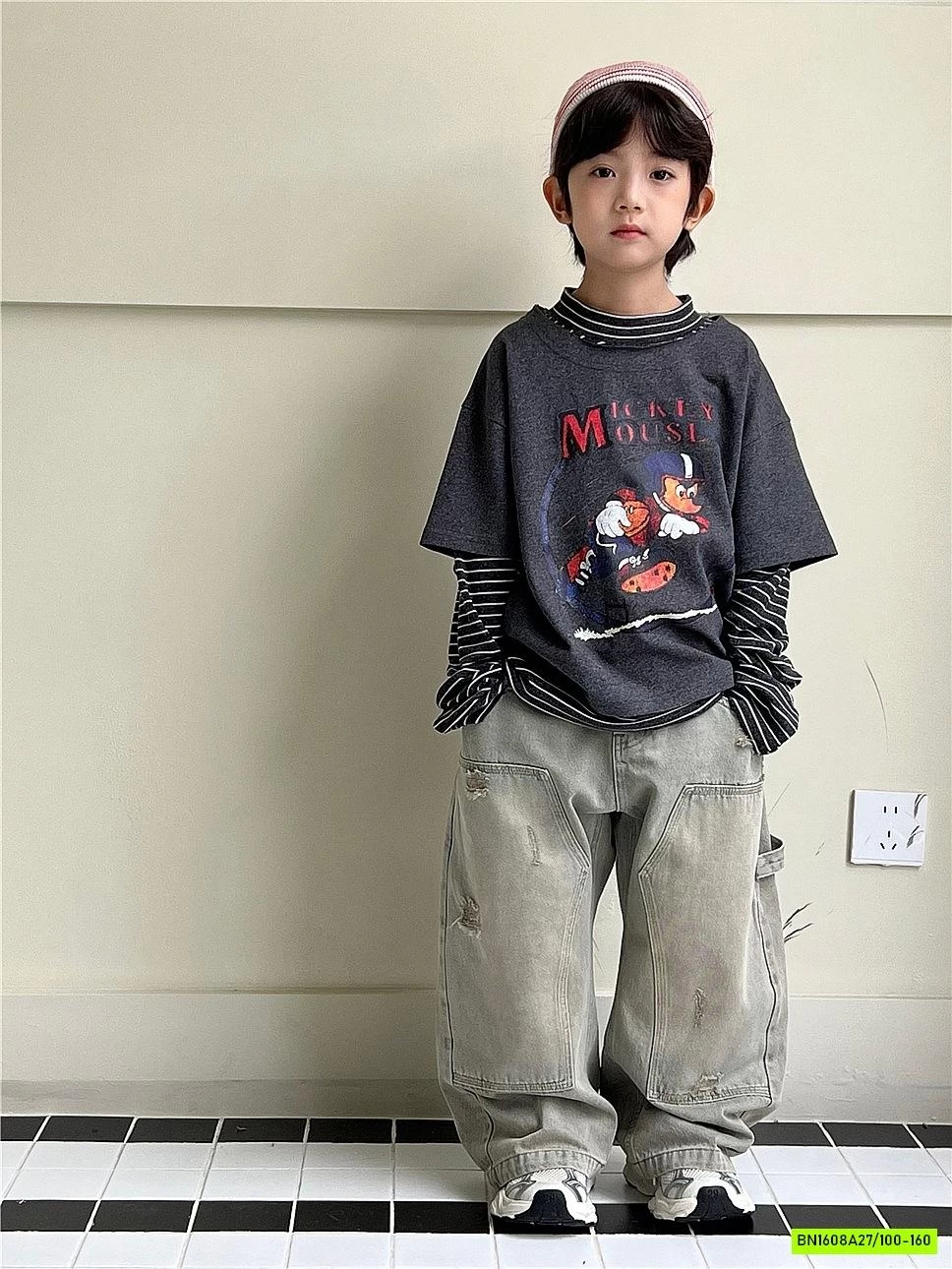 ÁO THUN M.i.c.k.e.y KẺ GIẢ 2 LỚP SNIDOLS