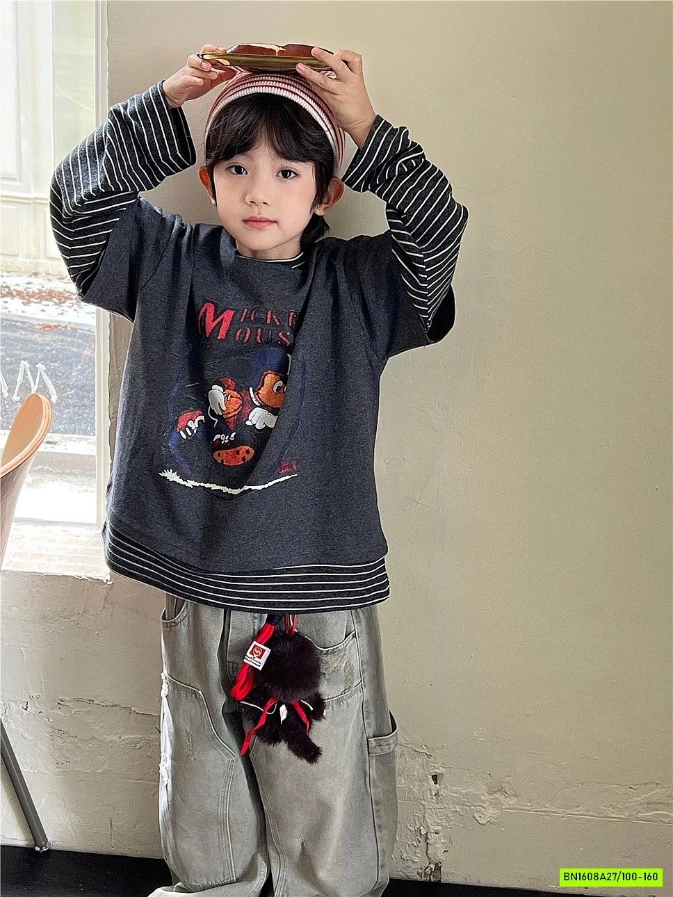 ÁO THUN M.i.c.k.e.y KẺ GIẢ 2 LỚP SNIDOLS