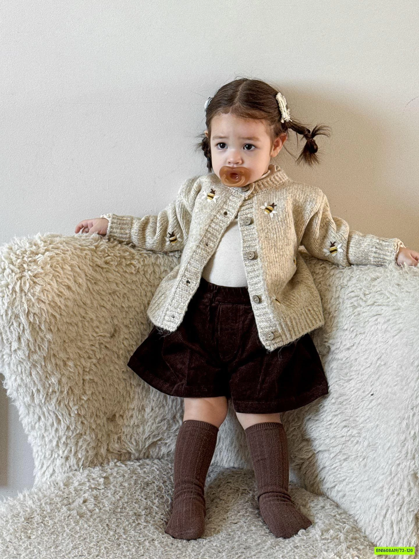 KHOÁC LEN THÊU HOA HÀN QUỐC