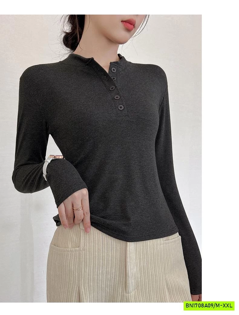 ÁO THUN BOZIP CỔ TRỤ CÚC NGỰC