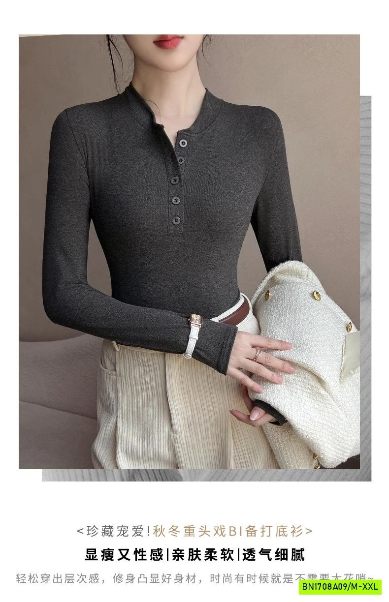 ÁO THUN BOZIP CỔ TRỤ CÚC NGỰC