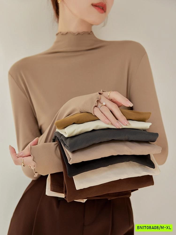 ÁO GIỮ NHIỆT CỔ VIỀN BÈO VINTAGE