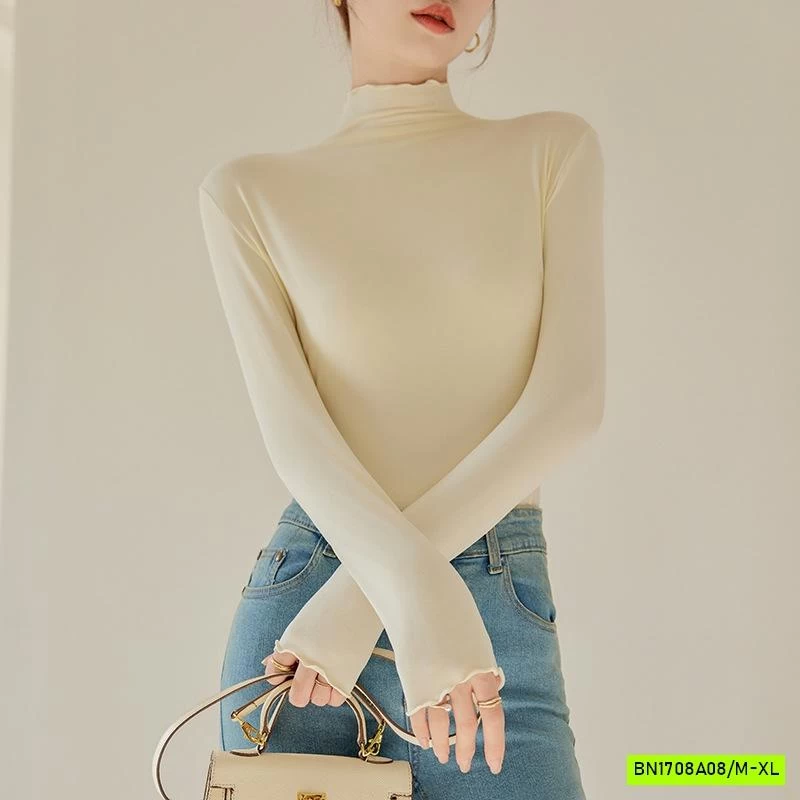 ÁO GIỮ NHIỆT CỔ VIỀN BÈO VINTAGE