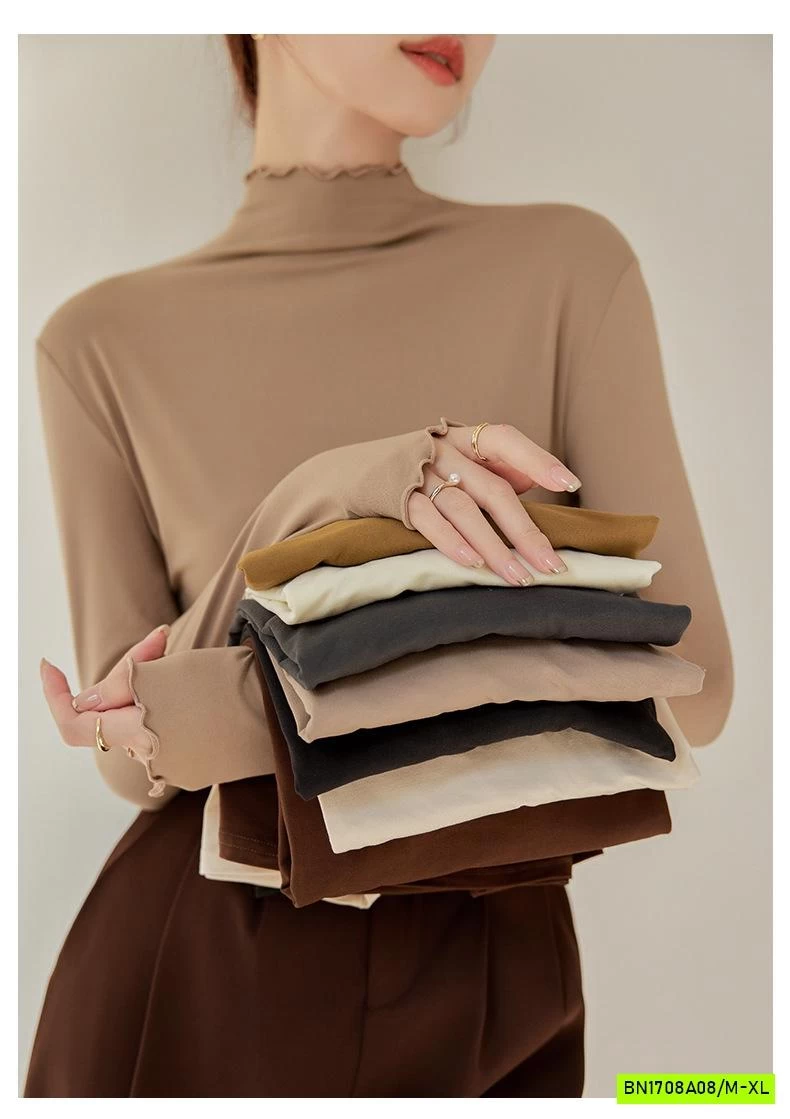 ÁO GIỮ NHIỆT CỔ VIỀN BÈO VINTAGE