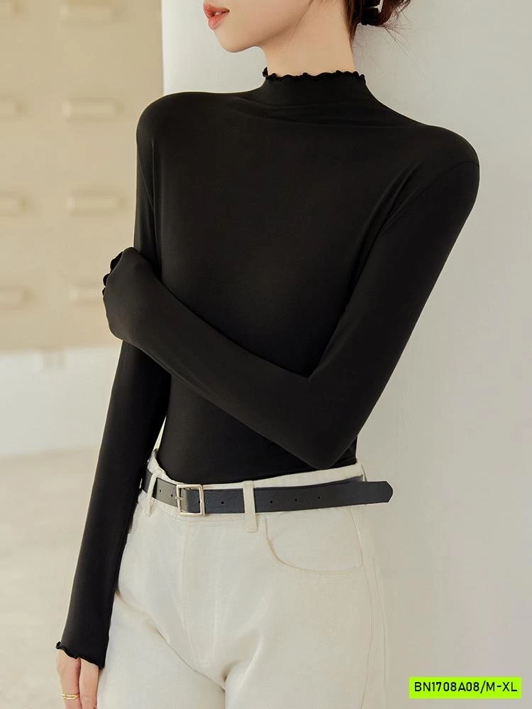 ÁO GIỮ NHIỆT CỔ VIỀN BÈO VINTAGE