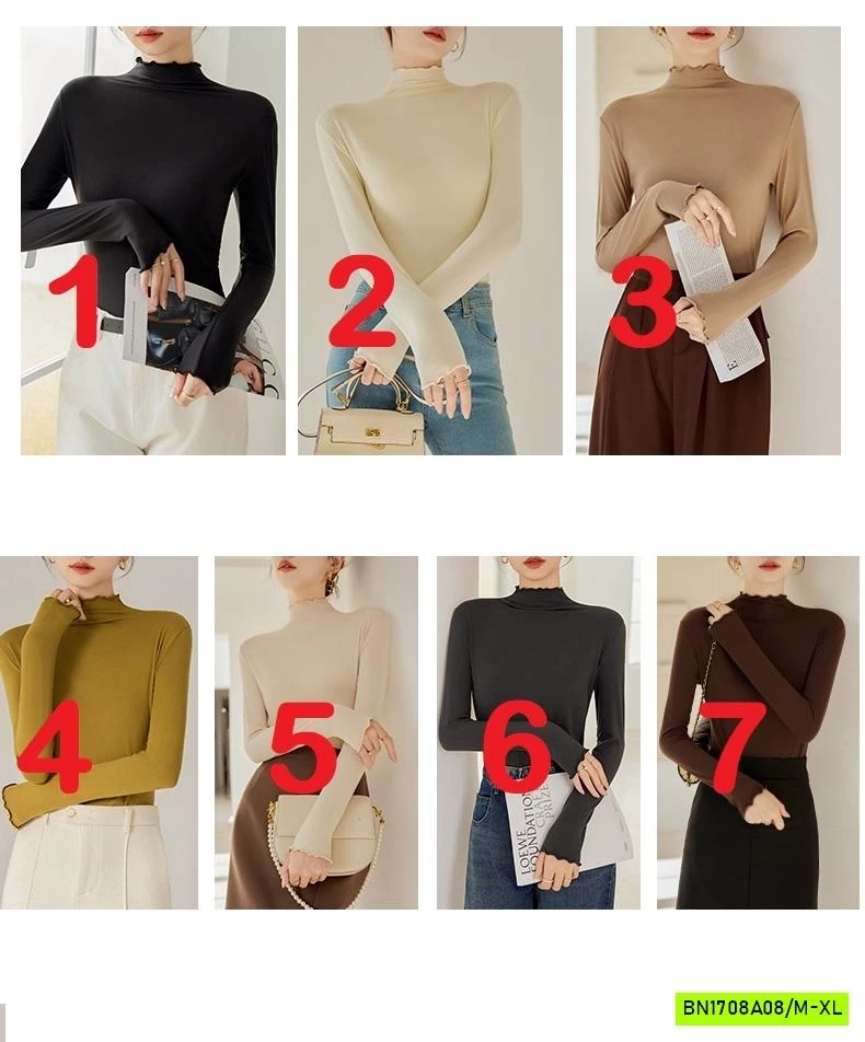 ÁO GIỮ NHIỆT CỔ VIỀN BÈO VINTAGE