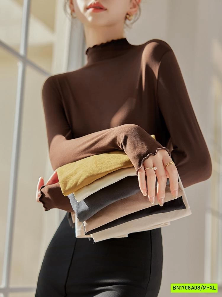 ÁO GIỮ NHIỆT CỔ VIỀN BÈO VINTAGE