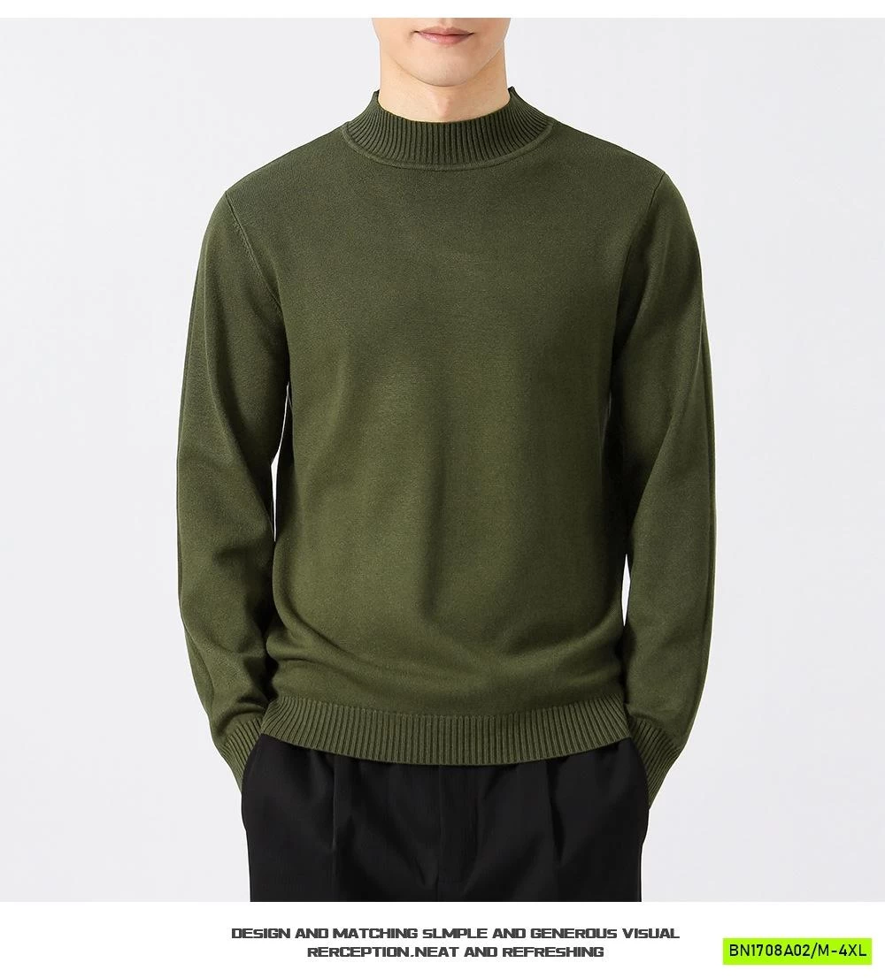 ÁO LEN CỔ 3P TRƠN MÀU