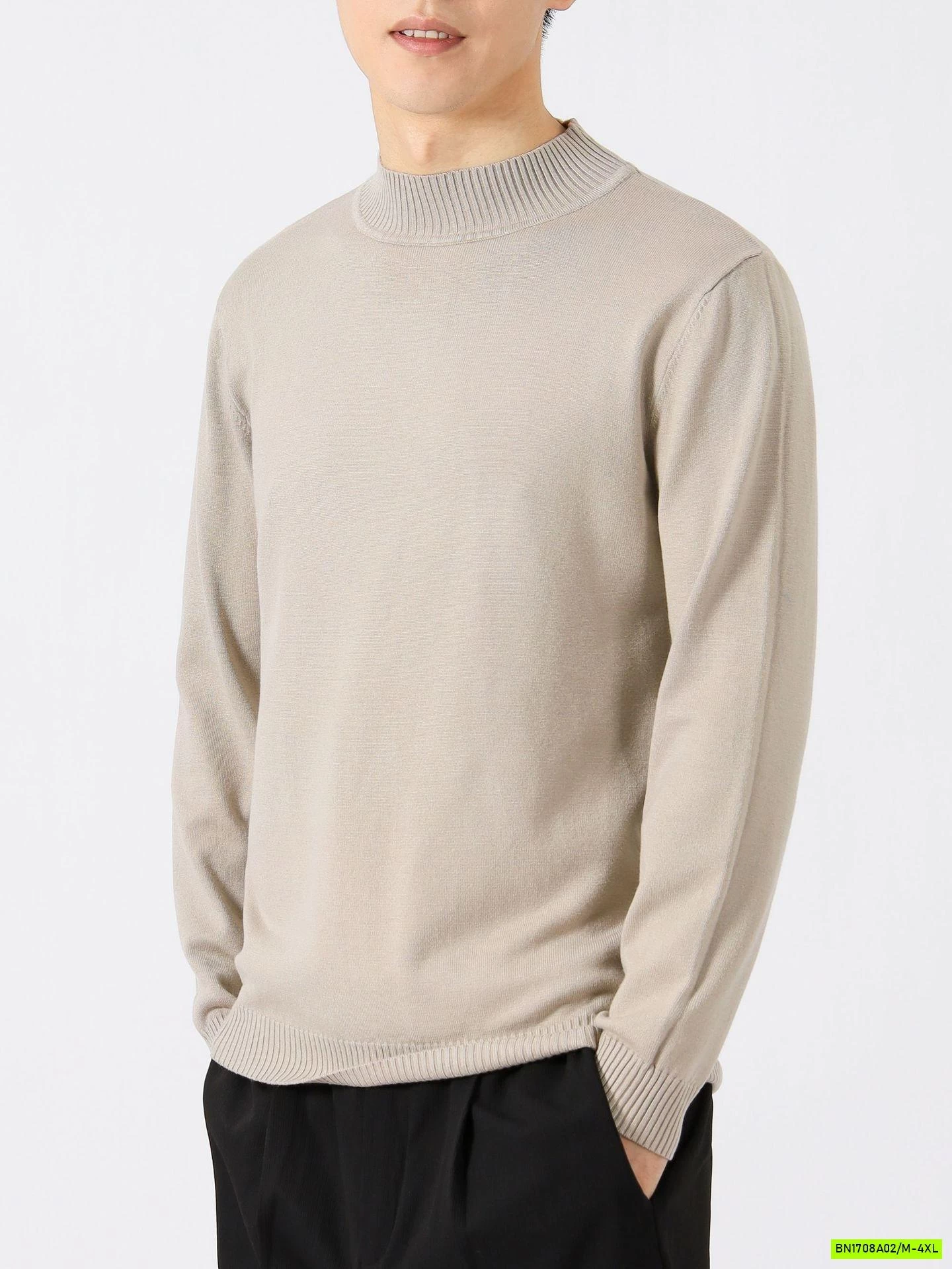 ÁO LEN CỔ 3P TRƠN MÀU