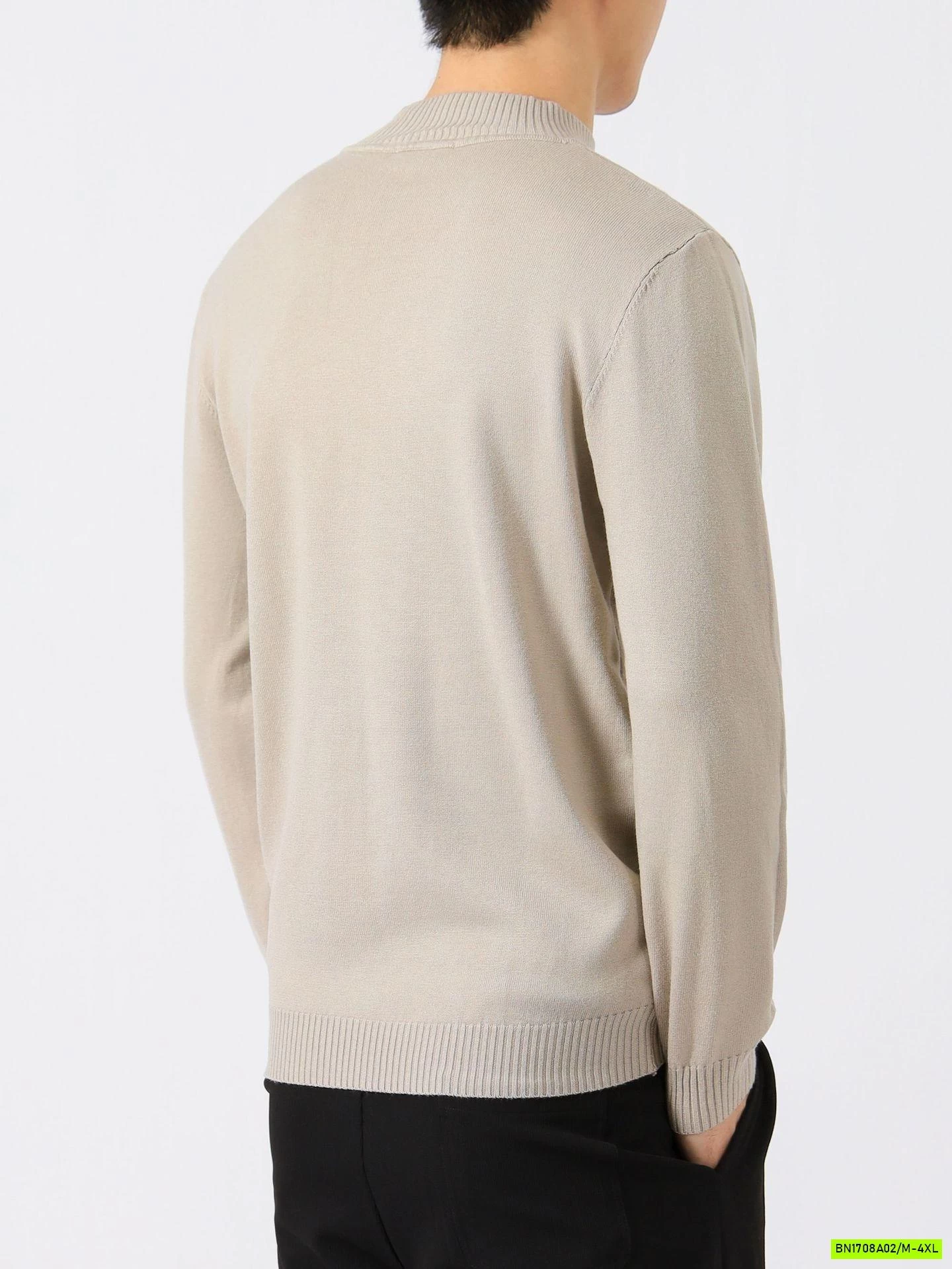 ÁO LEN CỔ 3P TRƠN MÀU