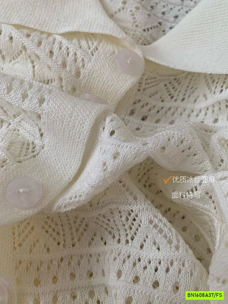 POLO DỆT CÚC TRƯỚC NGẮN TAY