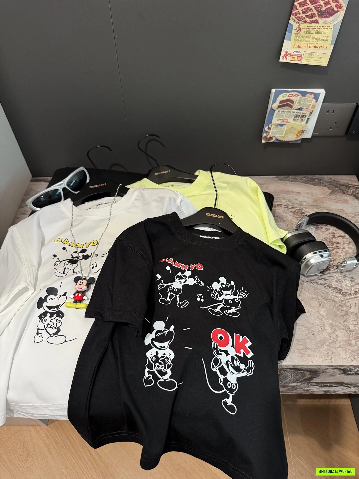 ÁO THUN MICKEY CỔ TRÒN