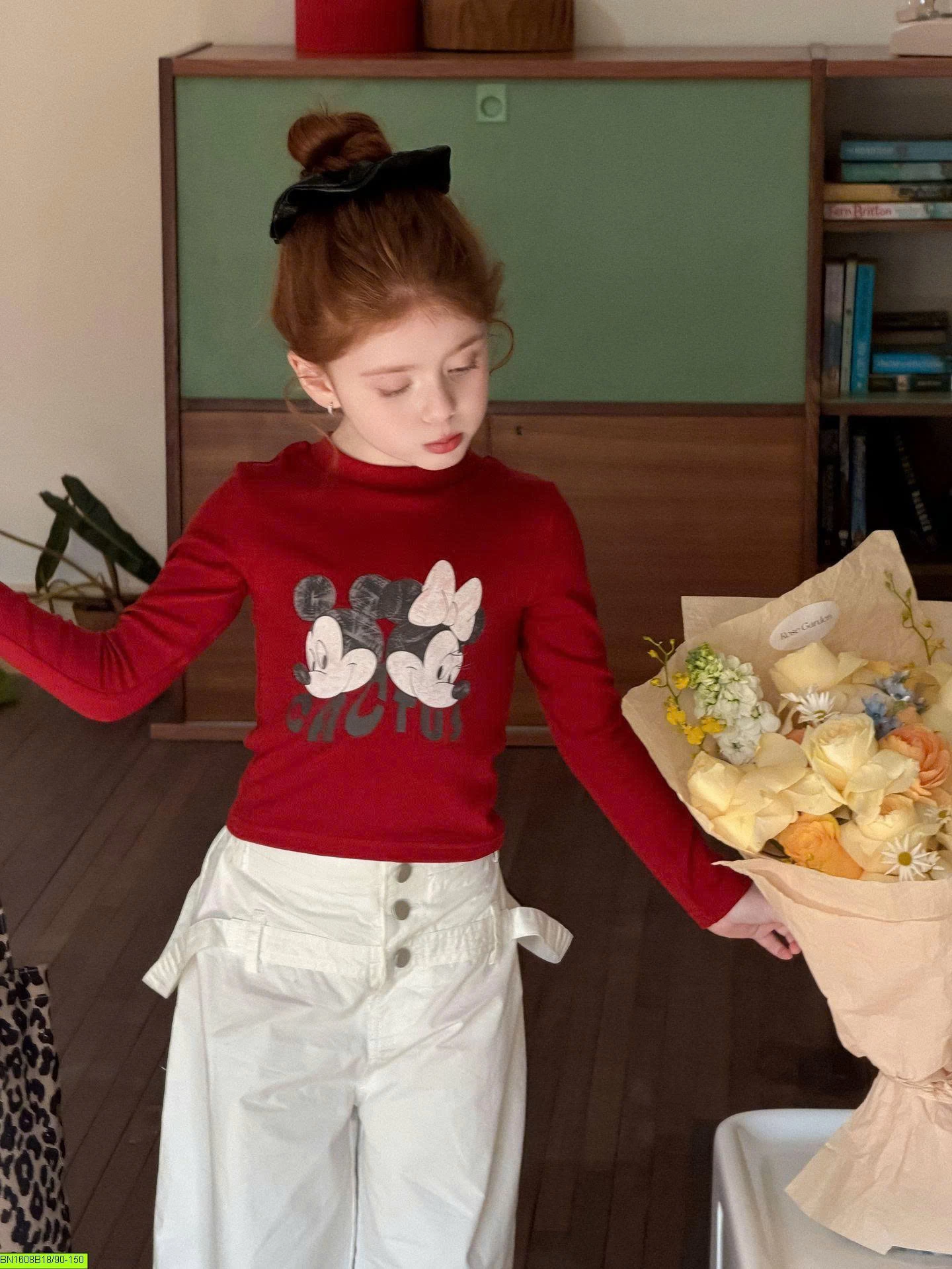 ÁO THUN MICKEY DÀI TAY DÁNG NGẮN