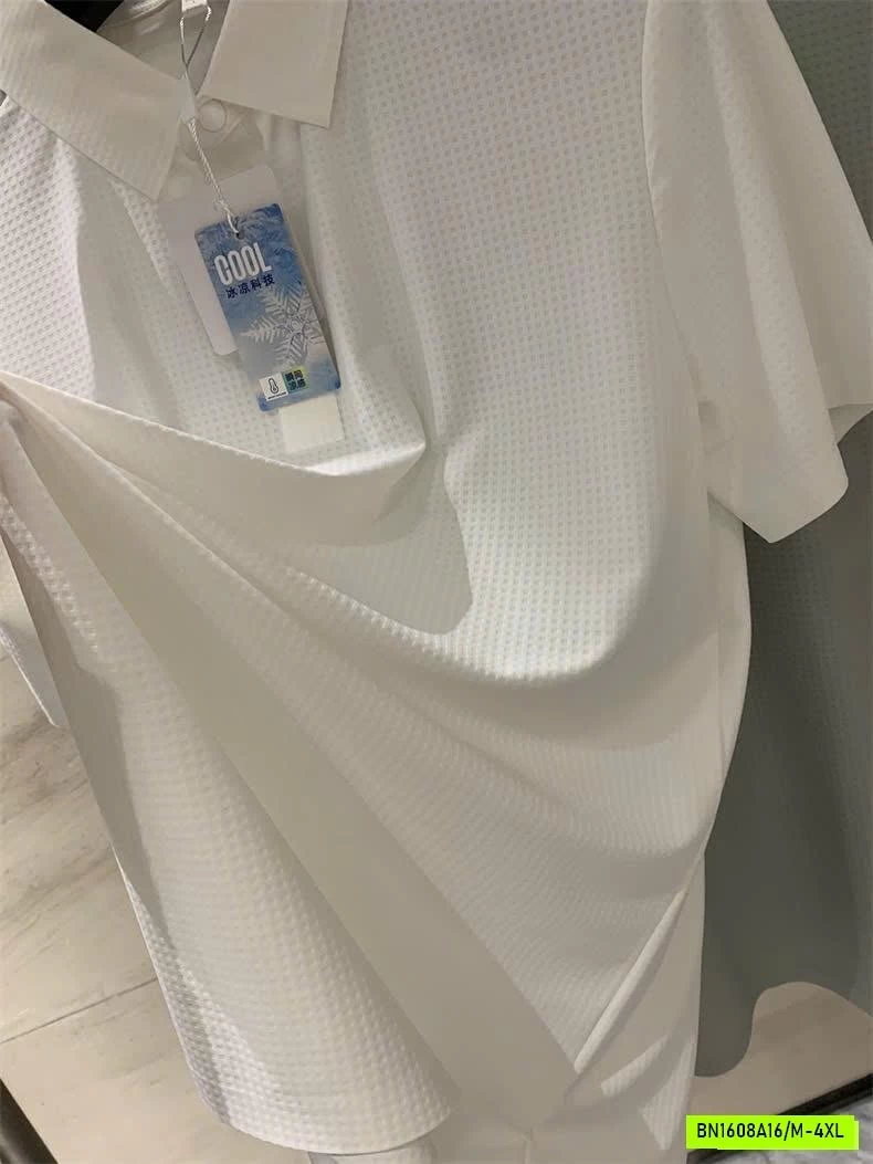 POLO BĂNG LỤA KO ĐƯỜNG MAY NAM