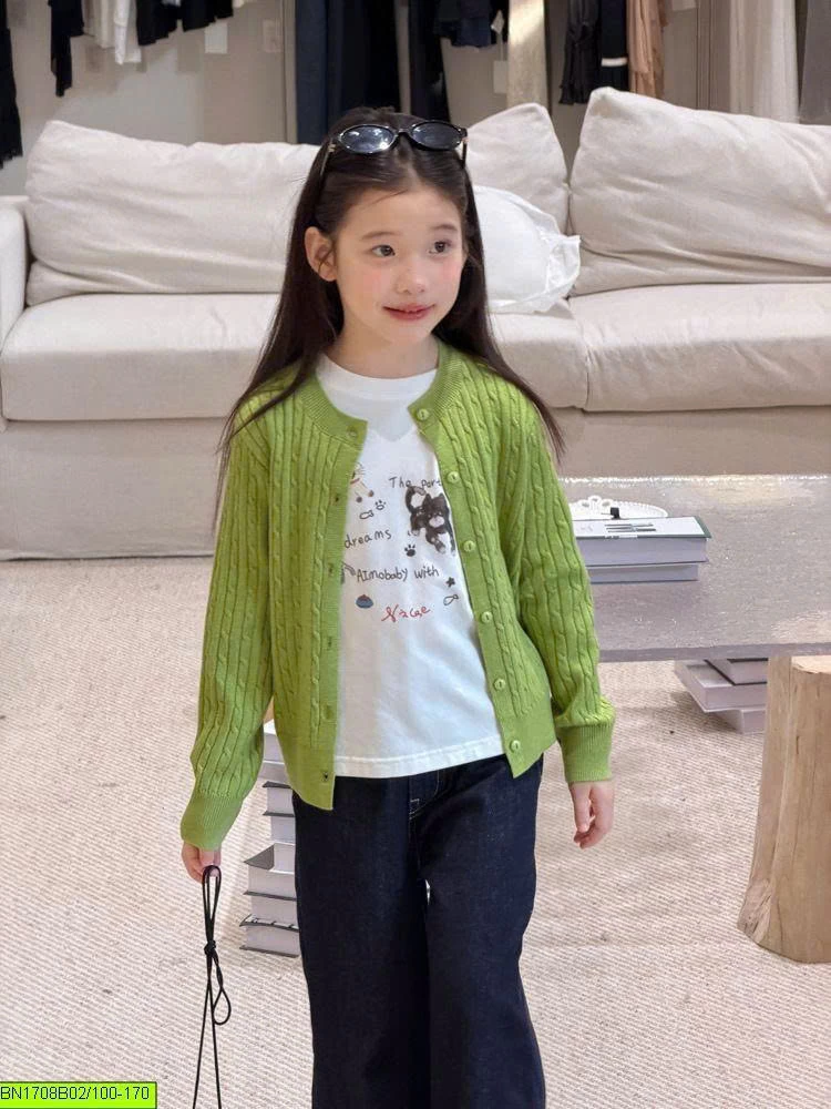 ÁO CARDIGAN TRƠN MẪU MỚI AMBB 26E315