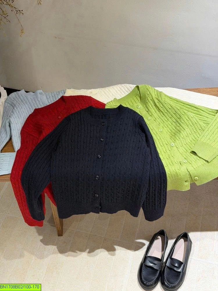 ÁO CARDIGAN TRƠN MẪU MỚI AMBB 26E315